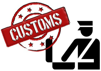 icon customs border